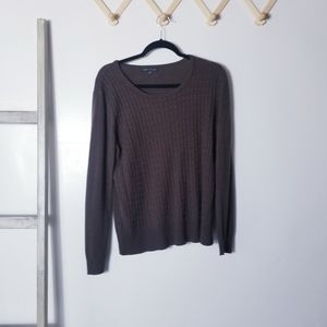 NAPA VALLEY BROWN SWEATER SIZE MEDIUM